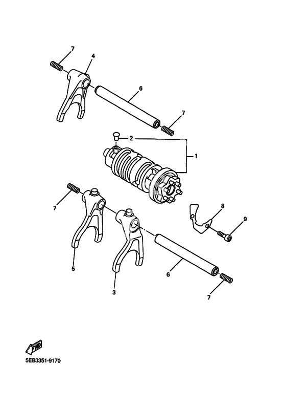 Копирный вал & Вилки