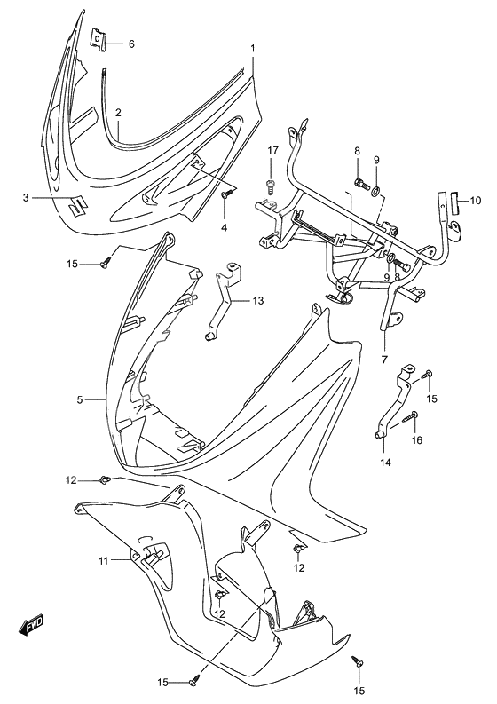 Front leg shield              

                  Model k5