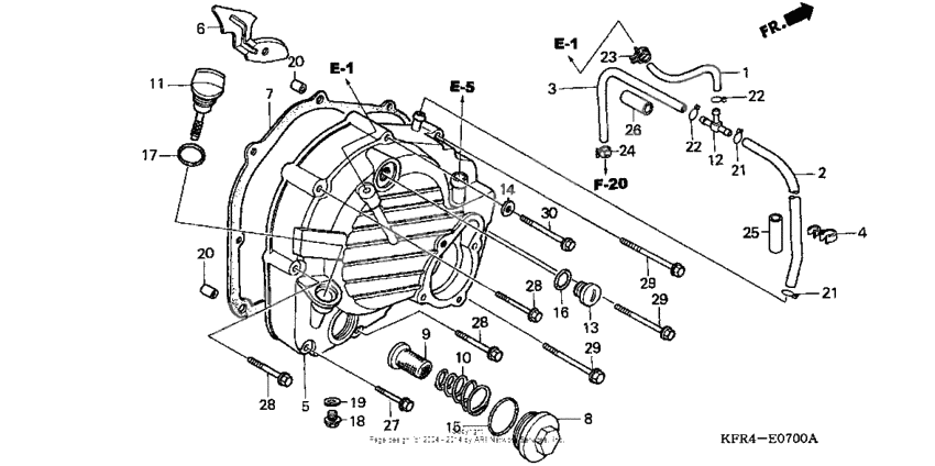 Right crankcase cover