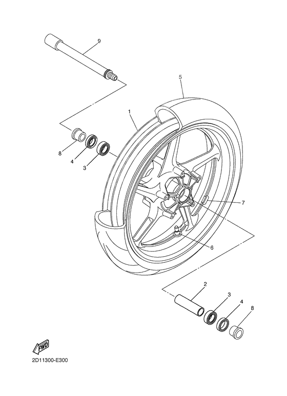 Front wheel