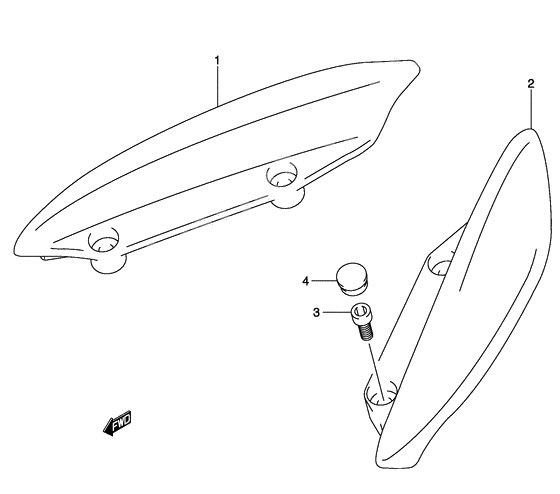 Pillion rider handle              

                  Model k5