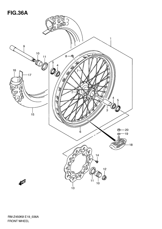 Transom + tube              

                  Rm-z450l1