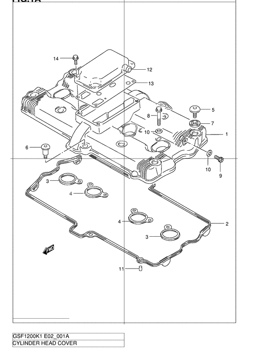 Cylinder head cover