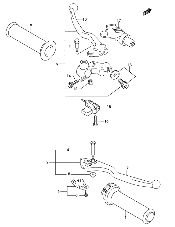 Handle lever              

                  Model k2