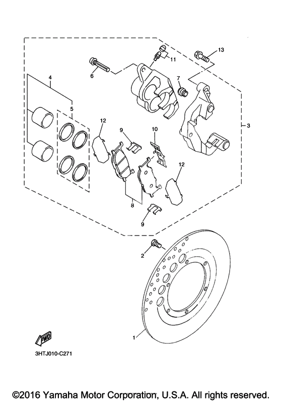 Передний тормоз
