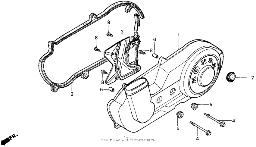 Left crankcase cover