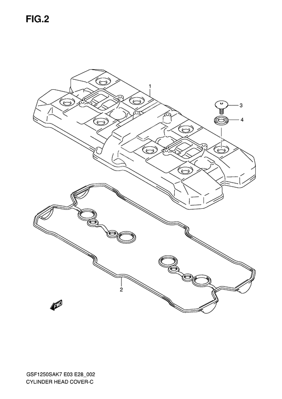 Cylinder head cover