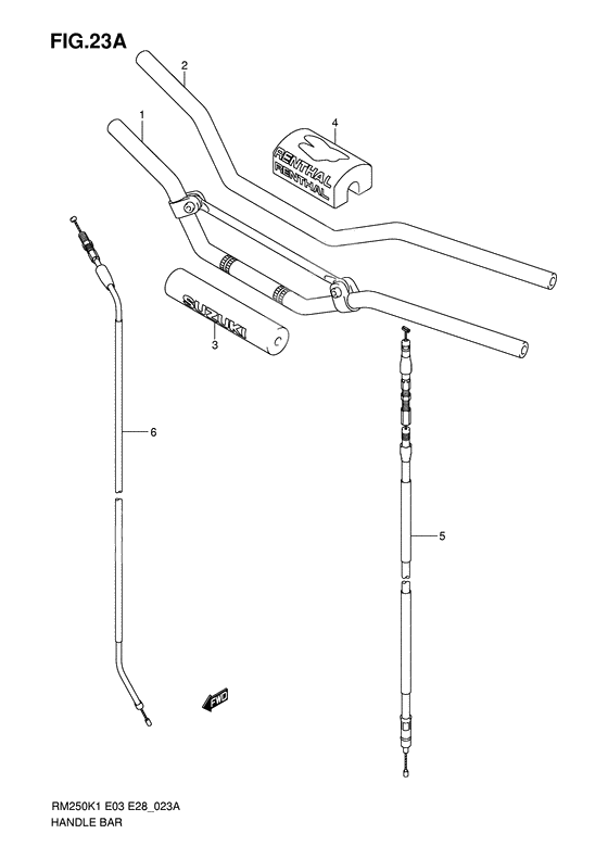 Handlebar              

                  Model k5/k6