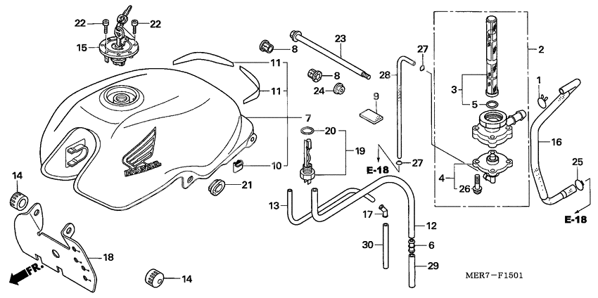 Tank fuel              

                  CBF600N6/NA6