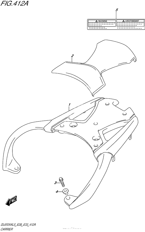 Carrier (Dl650Xal5 E28)