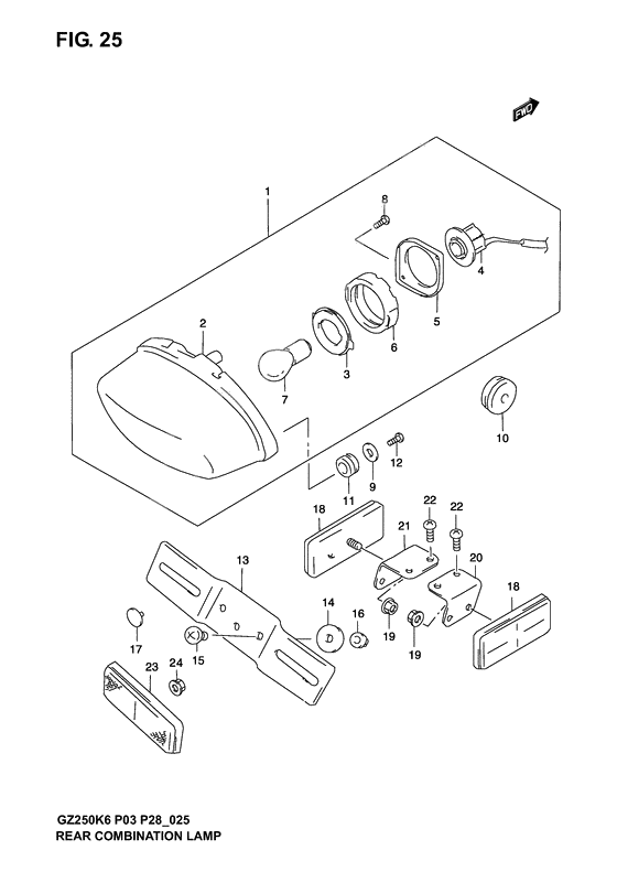 Rear combination lamp