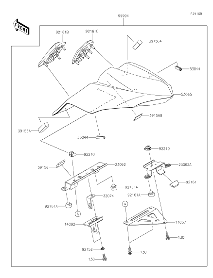 アクセサリ(ピリオンシートカバー)