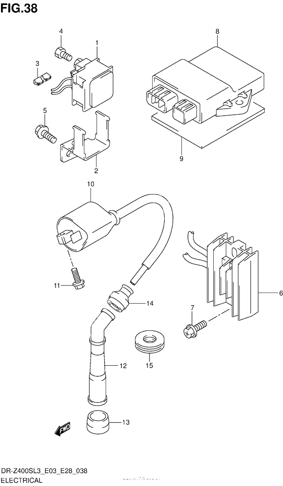 Электрооборудование (Dr-Z400Sl3 E28)