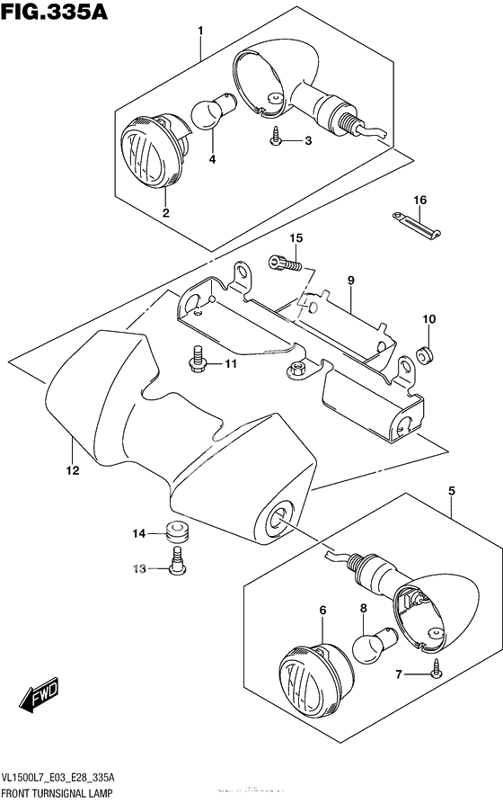 Front Turnsignal Lamp (Vl1500Bl7 E03)