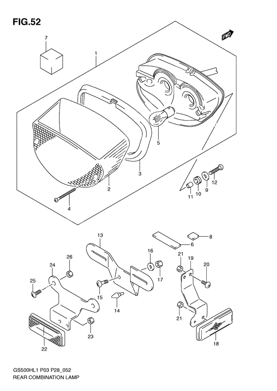 Rear combination lamp