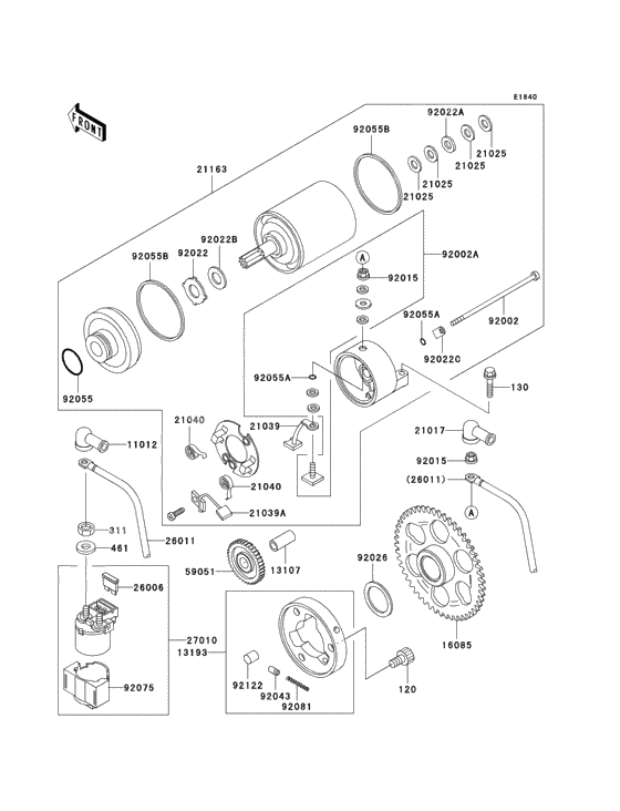 Starter motor