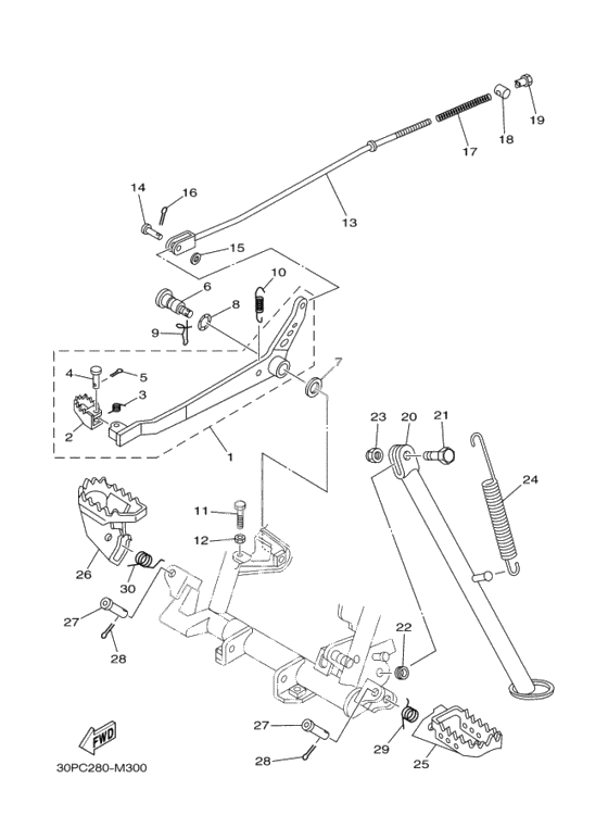 Подножки & Подставка