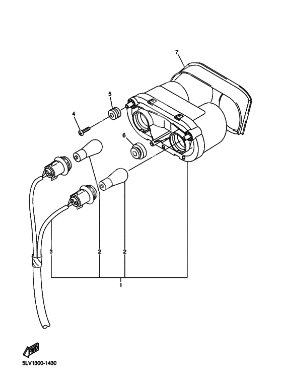 Taillight unit ass`y