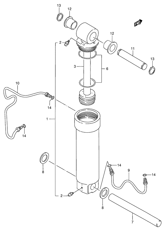 Tilt cylinder