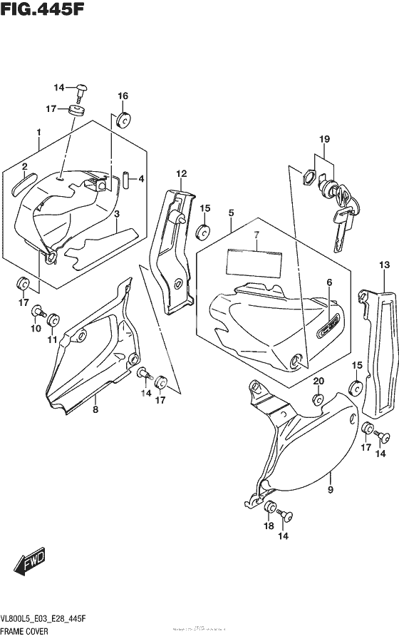 Боковые панели (Vl800Bl5 E28)