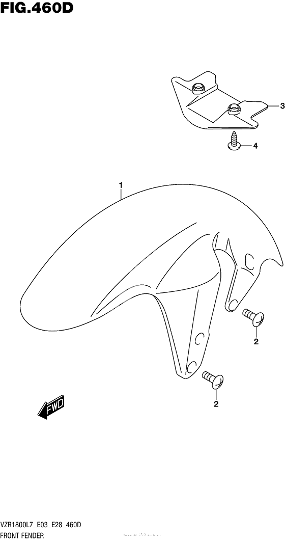 Переднее крыло (For Pgz) (Vzr1800Bzl7 E28)