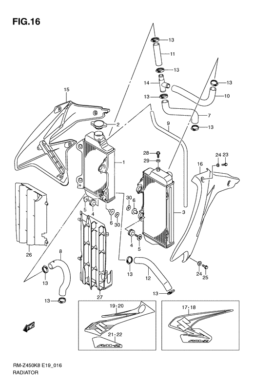 Radiator              

                  Rm-z450k8/k9