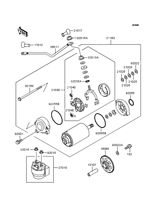 Starter motor