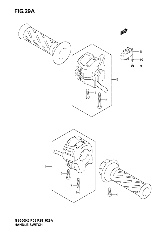 Handle switch              

                  Model k6