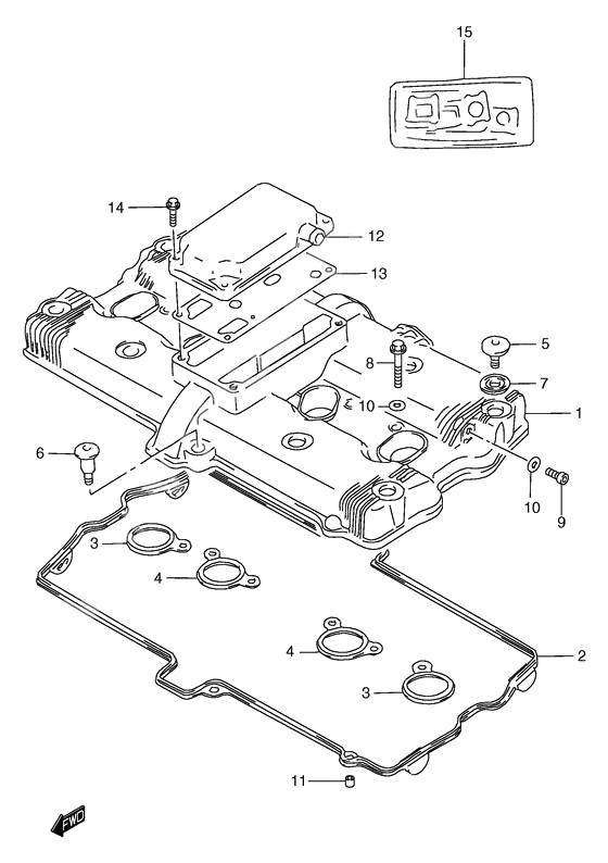 Cylinder head cover