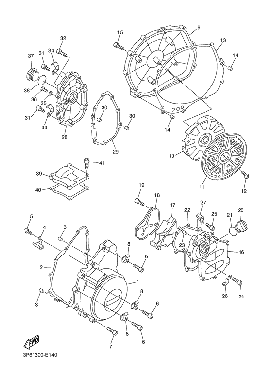 Crankcase cover 1