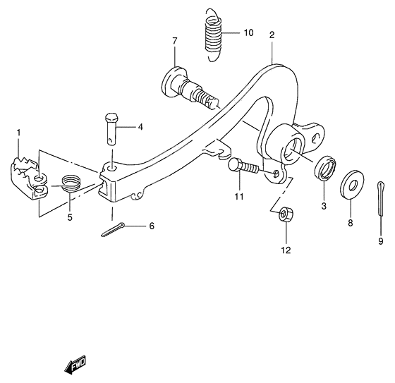 Front brake caliper