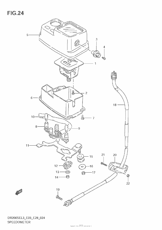 Speedometer (Dr200Sel3 E28)