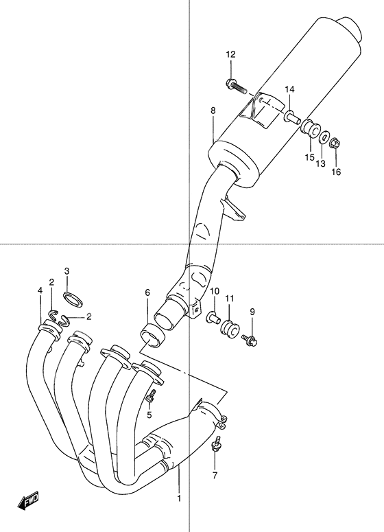 Muffler comp