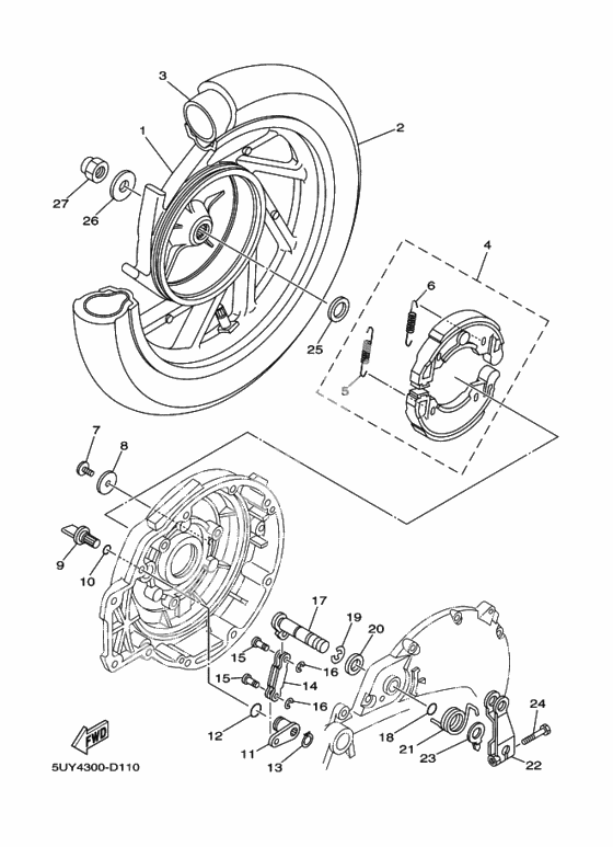 Rear wheel