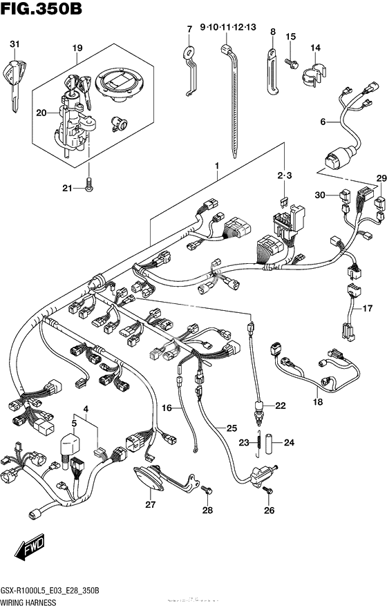 Wiring Harness (Gsx-R1000L5 E28)