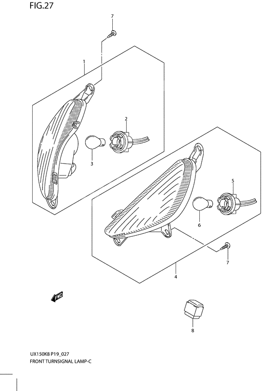 Front turnsignal lamp