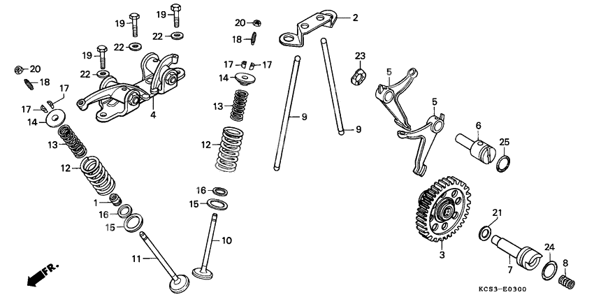 Camshaft/valve