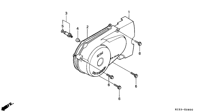 Left crankcase cover