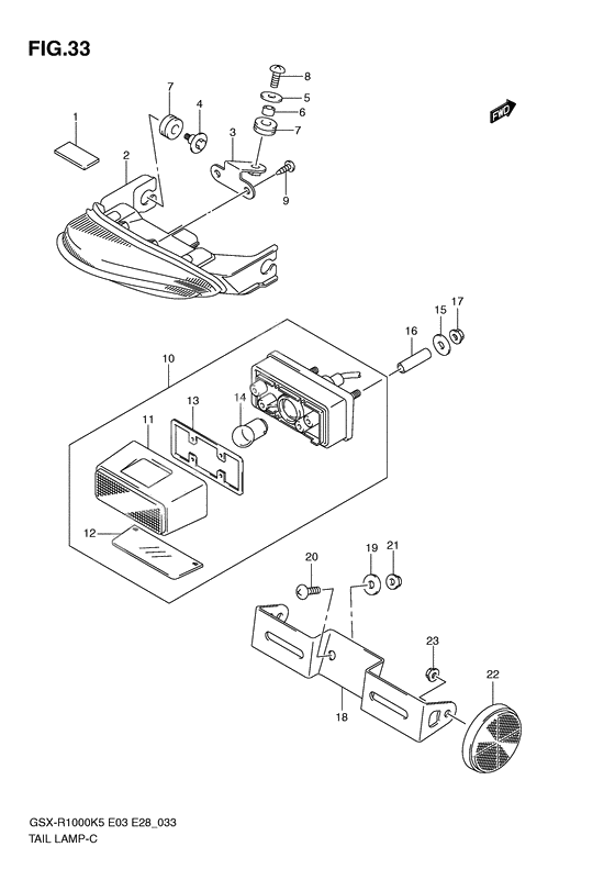 Rear combination lamp