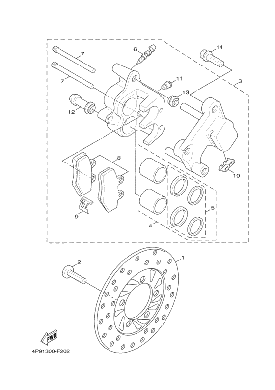Front Brake Calliper