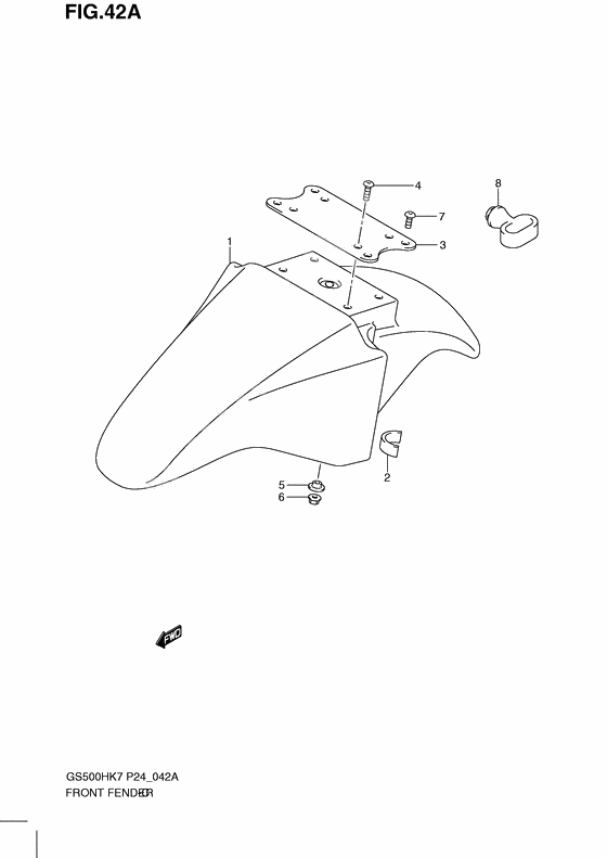 Front fender              

                  Model lo