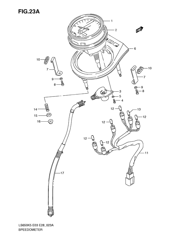 Speedometer              

                  Model k9 e28