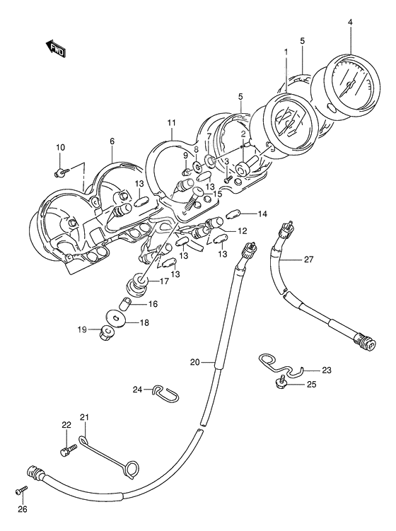 Speedometer - tachometer