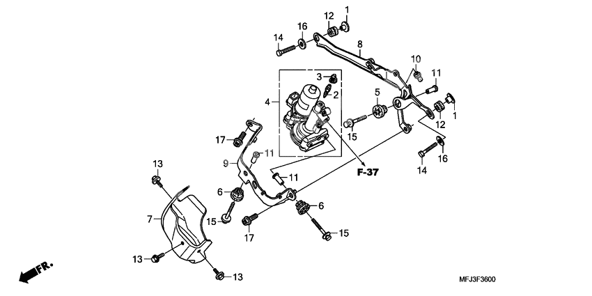 Front power unit              

                  CBR600RA