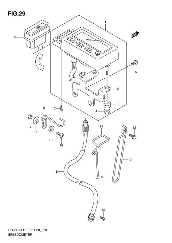 Speedometer              

                  Dr-z400sl1 e28