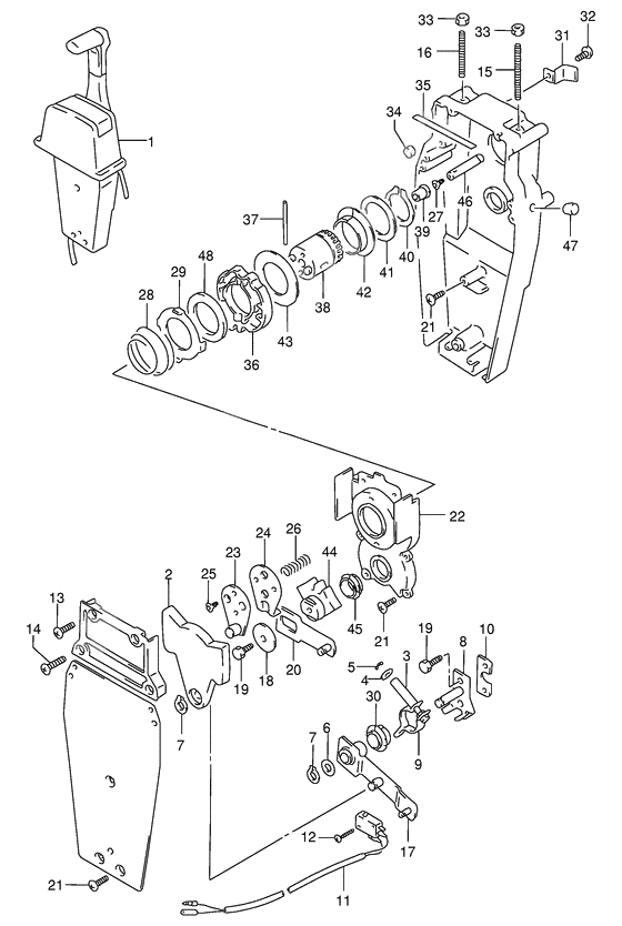 Top mount single