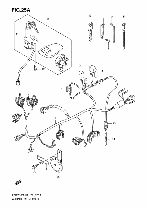 Wiring harness              

                  En125-2ak7/en125huk7