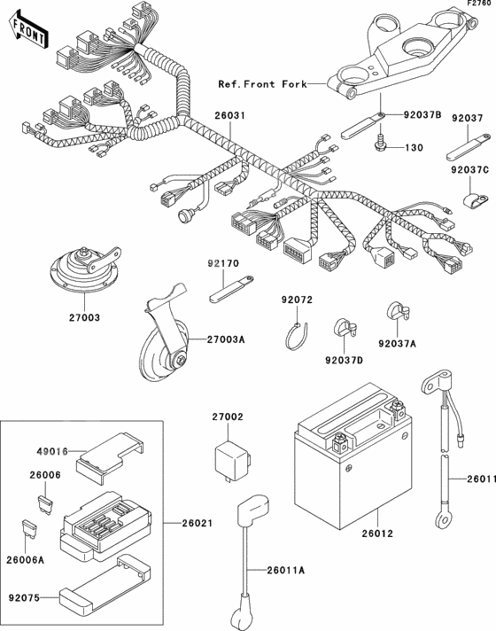 Chassis electrical equipment