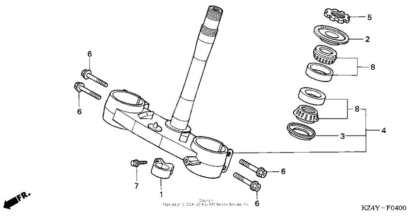 Steering stem