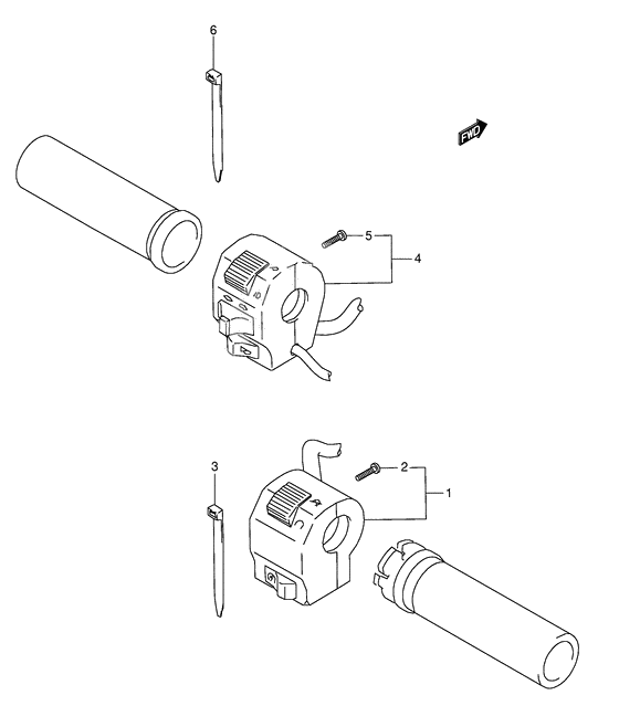 Handle switch              

                  Model w/x/y/k1/k2